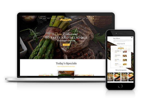 gourmet restaurant website
